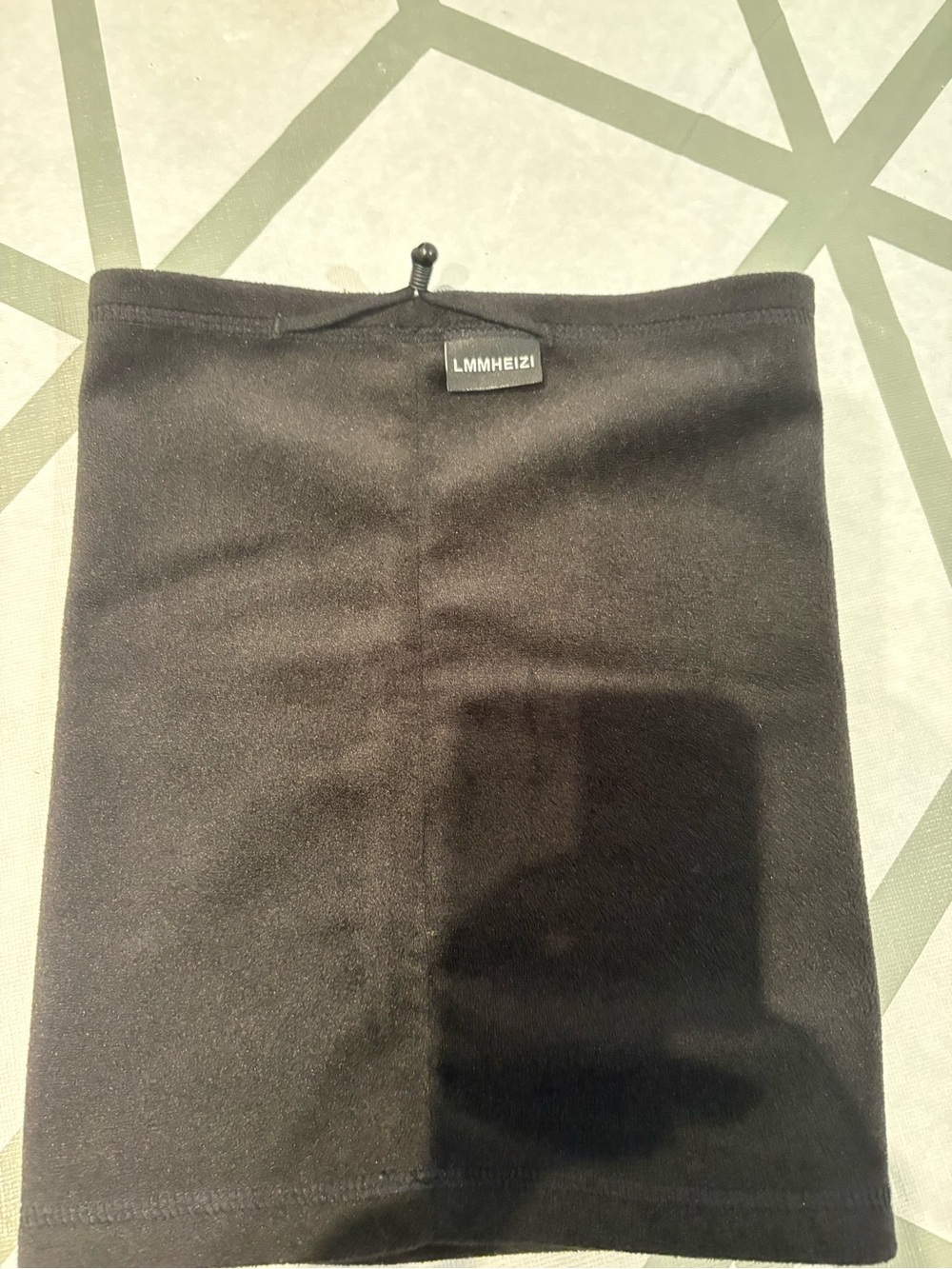 Black Neck Gaiter Tube Scarf - LMMHEIZI